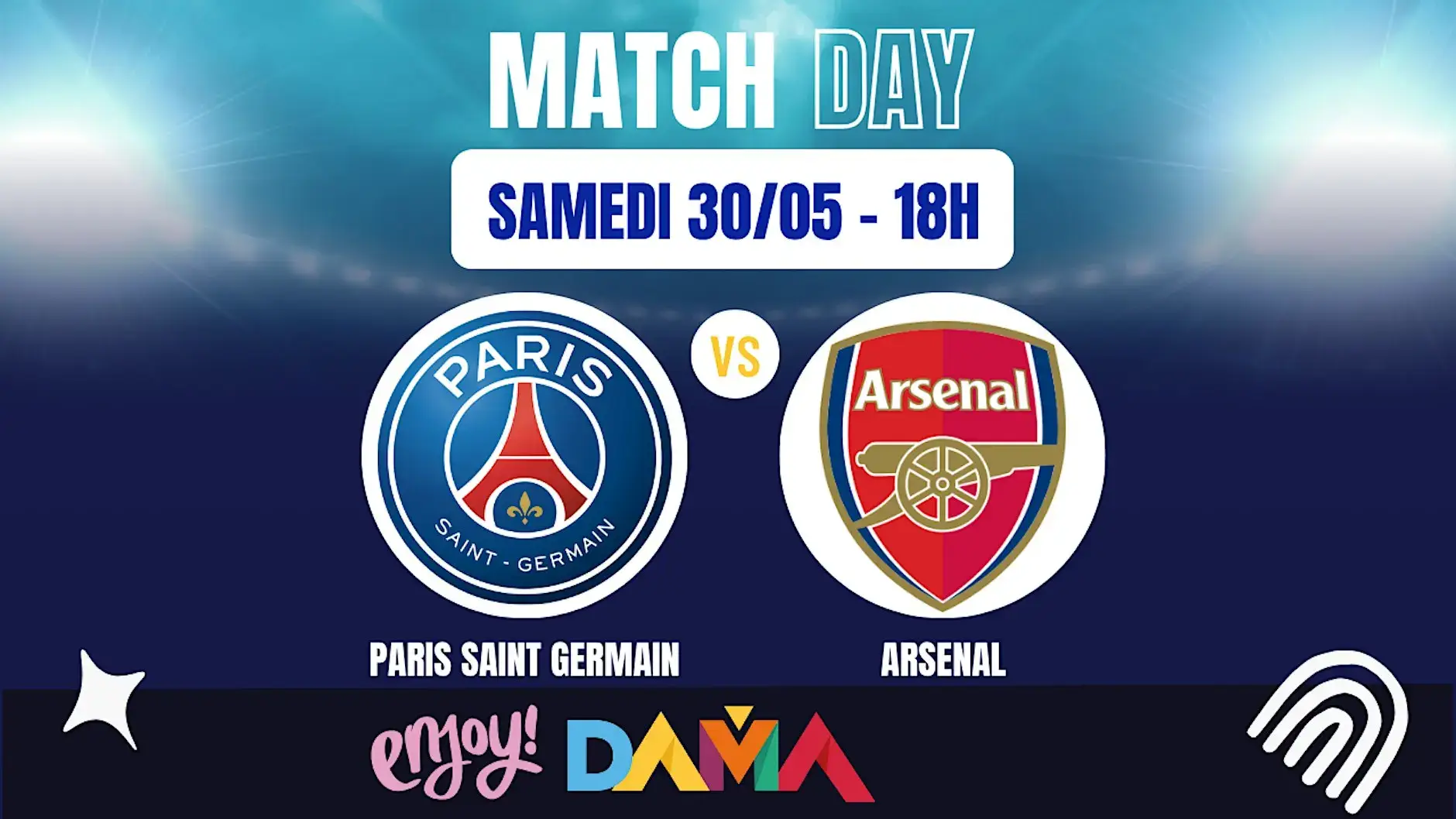 PSG vs Arsenal — finale Ligue des Champions